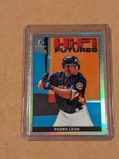 2022 Bowman Pedro Leon Hi-Fi Futures Insert Baseball Card