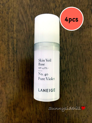 LANEIGE Skin Veil Base Sample 10ml SPF25 PA+++ 4pcs sample US Seller