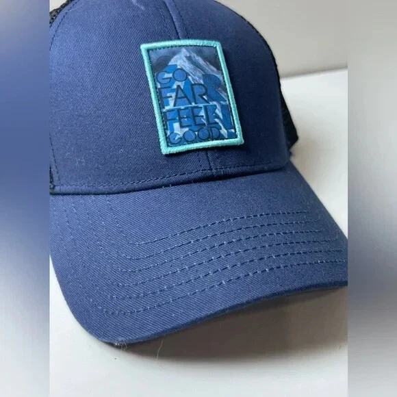 smartwool go far feel good front patch logo trucker euc outdoors 