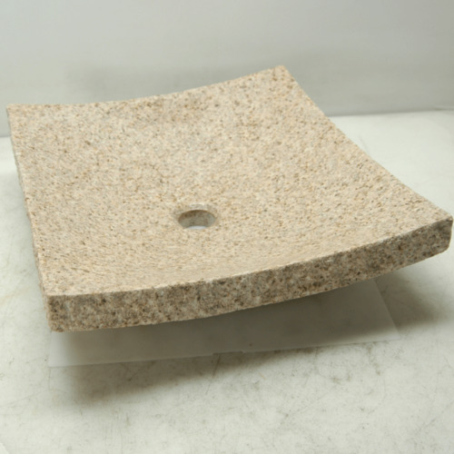 NEW Natural Stone Rectangle Vessel Sink Bath Bathroom Lavatory 18-1/8