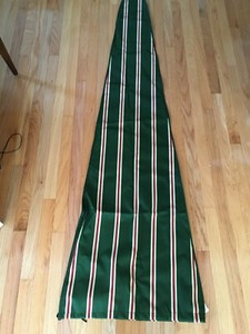 Umbrella Cover Two Dogs Designs Green Striped 72" Long and 22.5" Wide