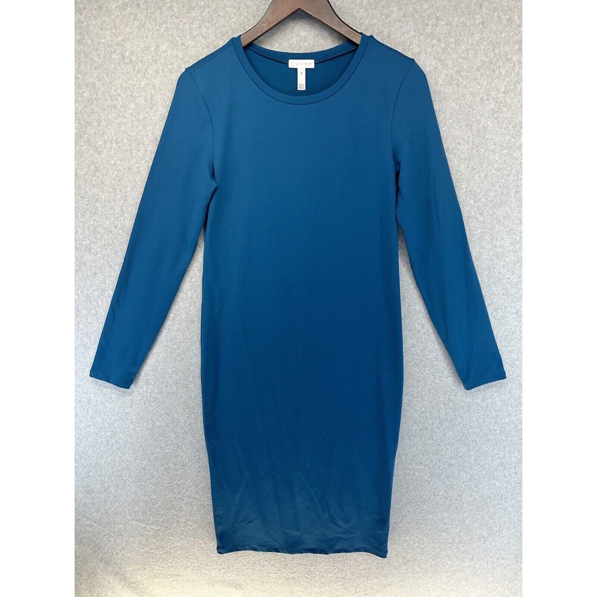 Leith Nordstrom Womens Tunic Dress Size Medium Blue