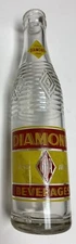 Original Antique 1948 Diamond soda 7oz CT and Zeeh's 10oz soda NY acl bottles