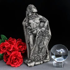 Goddess Morrigan Statue - Large Dryad Design Celtic Figurine - Stone Finish