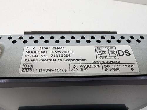 NISSAN XTRAIL T31 '07-13 RADIO STEREO SYSTEM CD CHANGER WITH SCREEN - Picture 12 of 13
