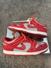 Size 10.5 - Nike Dunk Low x OFF-WHITE University Red 2019 RARE