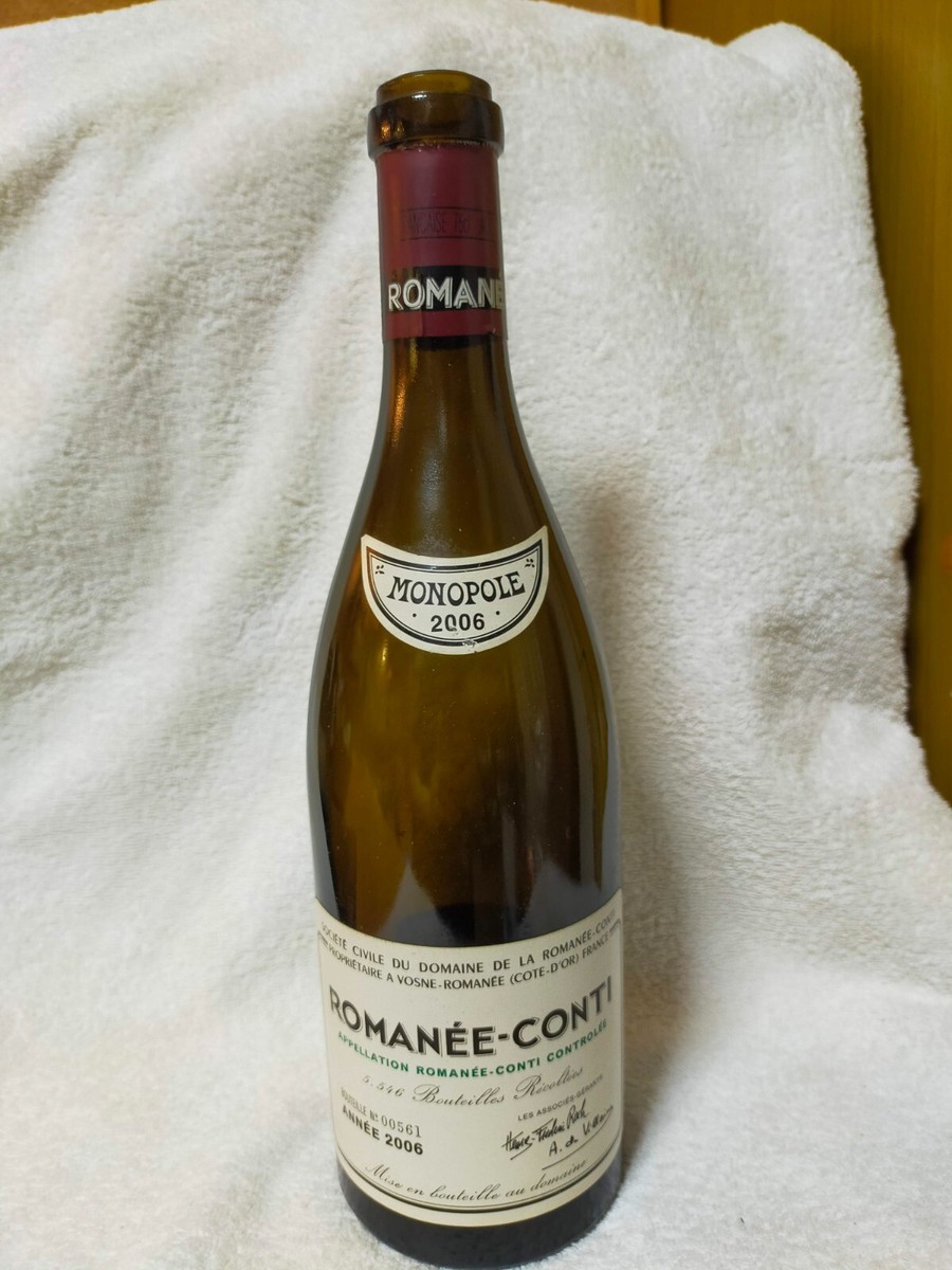 empty) 2006 DRC ROMANEE CONTI Glass Bottle From Japan No empty) 2006 DRC ROMANEE CONTI Glass Bottle From Japan No