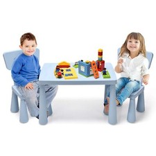Set seggiolino bambini tavolo bambini con 2 sedie bambini scrivania tavolo giochi