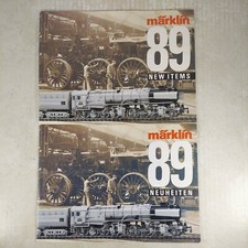 Marklin New Items 1989 Brochures Model Railroads Trains 1 English  1 German