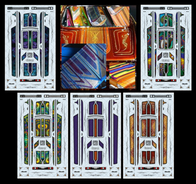  '64 IMPALA LOWRIDER WHITE & CLEAR Waterslide Decals 1/64 CUSTOM #135