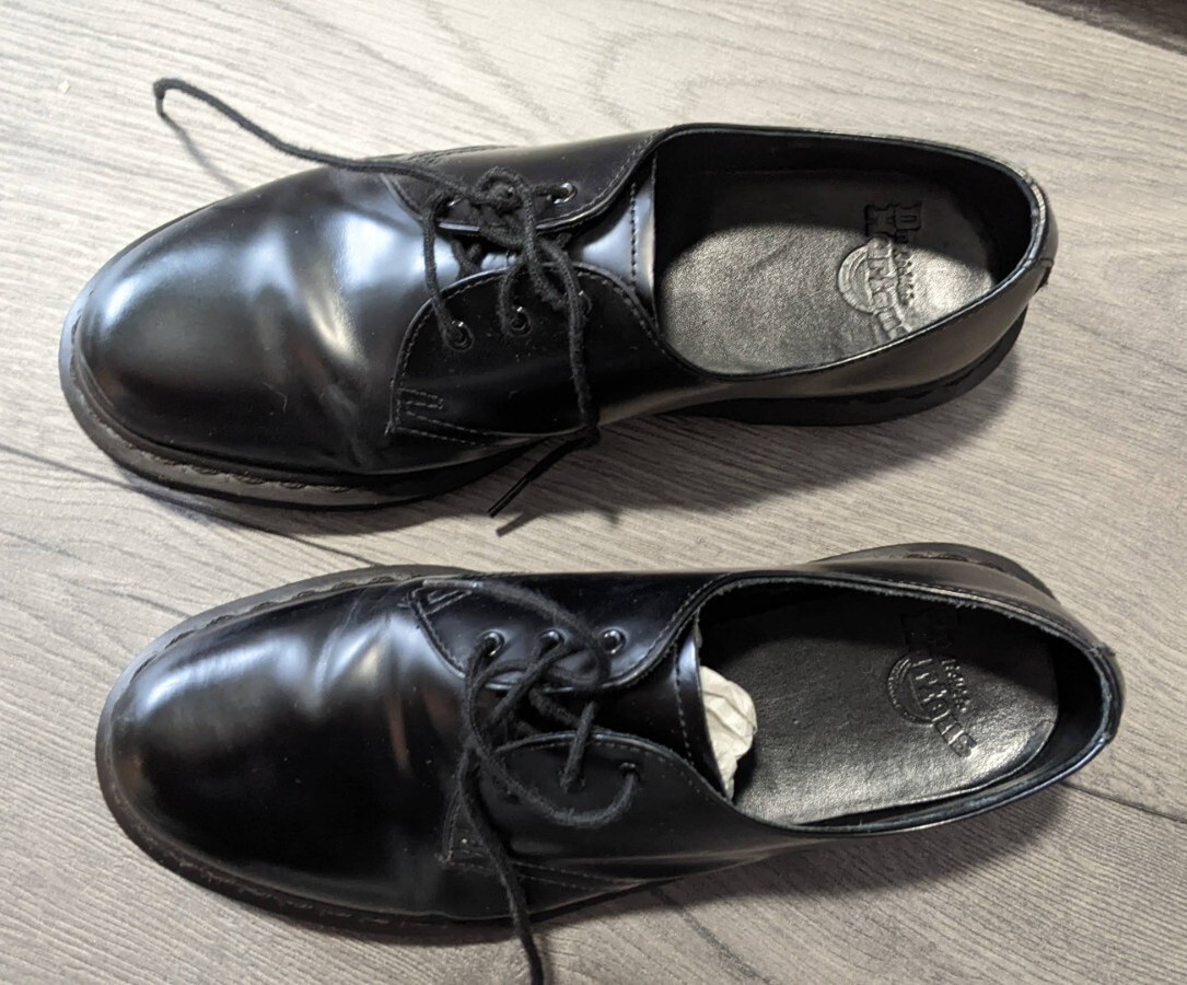 Dr Martens 1461 Mono Smooth Black Leather Oxford Women