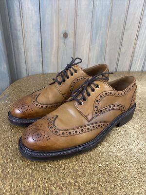 Charles Tyrwhitt Men's Shoes Size UK Walnut Tan Brogue Oxford Jermyn  London