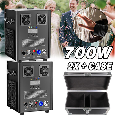 2X Cold Spark Machine 700W Stage Effect DMX Firework DJ Event Party Wedding Case