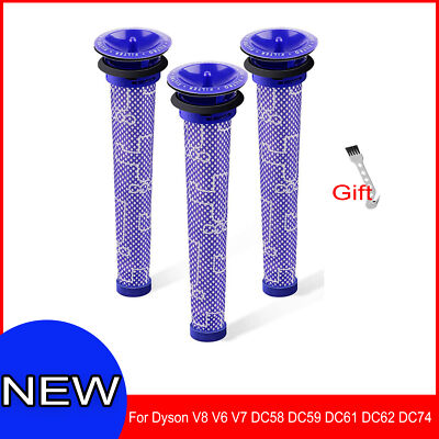E.LUO Replacement Pre Filter for Dyson V6 V7 V8 DC59 DC58 DC61 Vacuum Cleaner