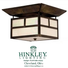 NEW! Hinkley Lighting - 1199SN - HIN FLUSH 2LT OUTDOOR -SIENNA