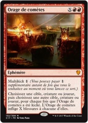 MTG Magic C17 - Comet Storm/Orage de comètes, French/VF