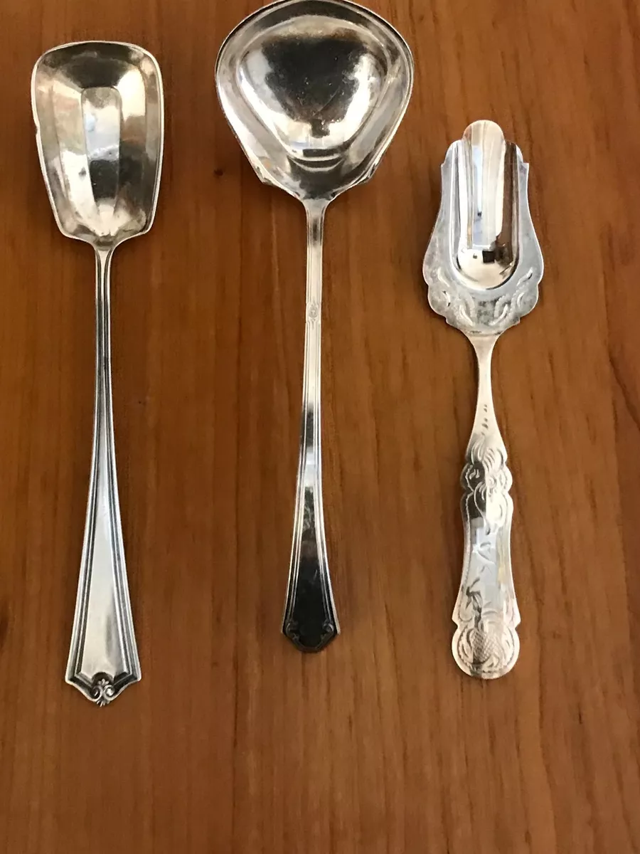 Sterling silver shop serving pieces