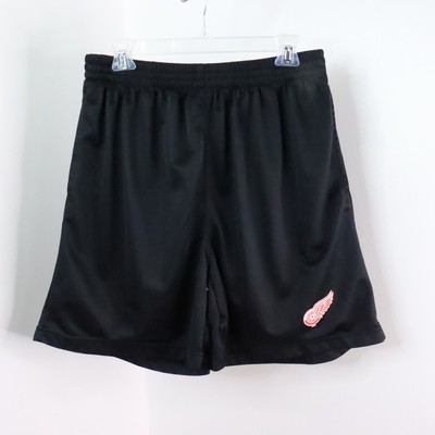 ProEdge Red Wings Men's XL Detroit Red Wings Black Mesh Gym Basketball Shorts