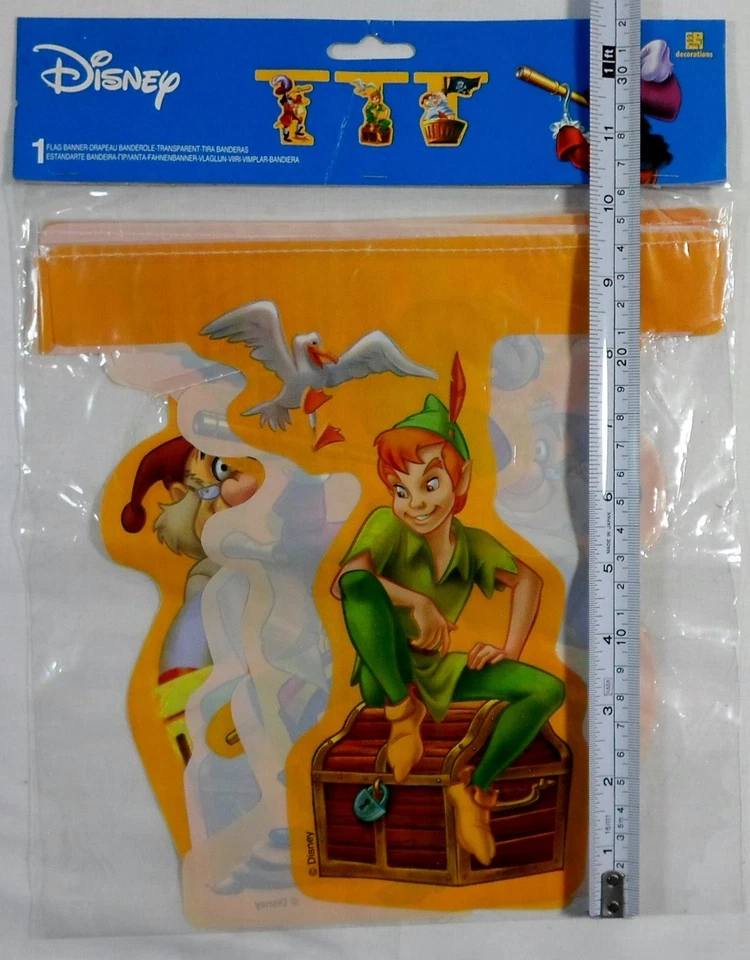 GANCHO DISNEY PETER PAN SEÑOR SMEE PIRATA BANDERA OFICIAL BANDERA GRIEGA EXCLUSIVO ERROR Foto 2 de 4