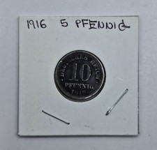 GERMAN COINS 1916 YEAR 10  A  PFENNIG NICE COIN.