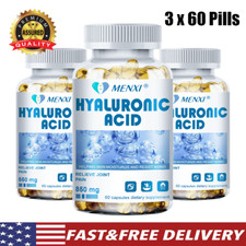 Hyaluronic Acid  Collagen Capsules - Joint Support, Skin Hydration  Firmness