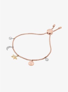 michael kors rose gold charm bracelet