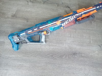 NERF N-Strike Elite Centurion Blaster MEGA Series Ice Blue Special Edition  Works