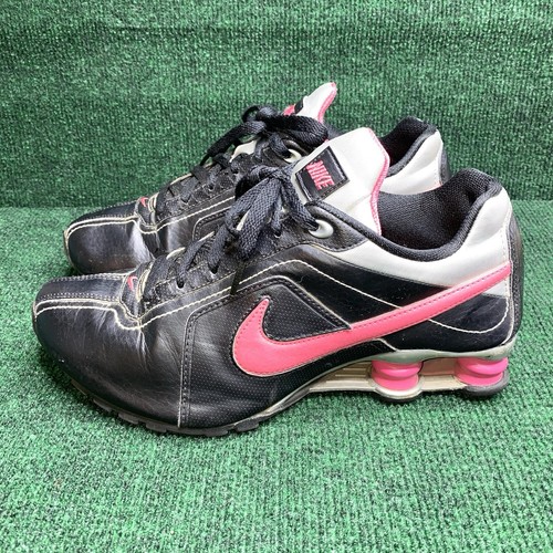 Nike Shox Conundrum ~ Running Shoes, Black Silver & Pink ~ Women's US Size 8.5 - Picture 3 of 7