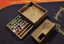 Modular magnetic dice tower vault role playing game table top dungeons dragons