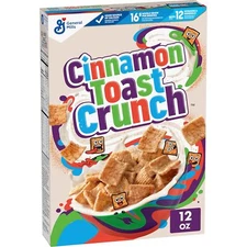 Original Cinnamon Toast Crunch Breakfast Cereal 12 OZ Cereal Box