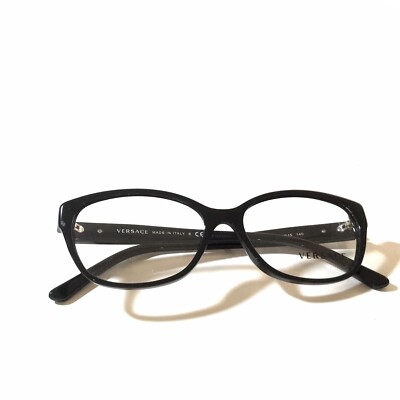 Versace Eyeglasses Ventage 3189-B Col. Black GB1 Size 54mm New& Authentic