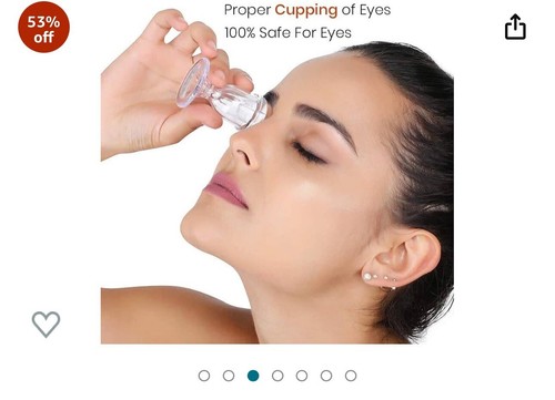 Vasos de lavado de ojos KannsSky - Juego de 2 piezas (transparentes) - Imagen 3 de 3