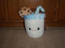 NEW, RUSS SNACKEEZ 9" PLUSH, COOKIES MILK