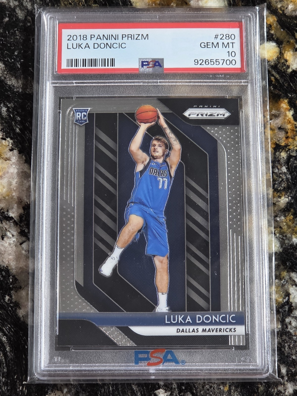 2018 Luka Doncic RC #280 Panini Prizm PSA 10 Gem Mint!