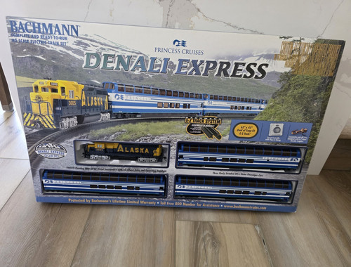 Juego de tren analógico Bachmann Denali Express Princess Cruises Alaska RR HO DC 00715 | Zustand: Used