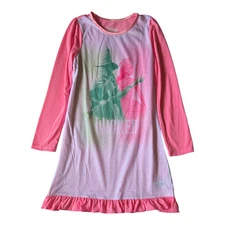NWT Girl's "Wicked Dream" Nightgown w/ Glinda & Elphaba Graphic Print, Size 8