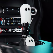 Universal Ghost Gear Shift Knob with 3 Threaded Adapters M8 M10 M12,Fits for