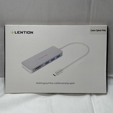 Lention USB-C Hub Adapter With SD/Micro SD Reader