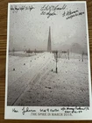 photograph of 'the spire march 2018' Lincoln. signed by WW2 RAF Veterans