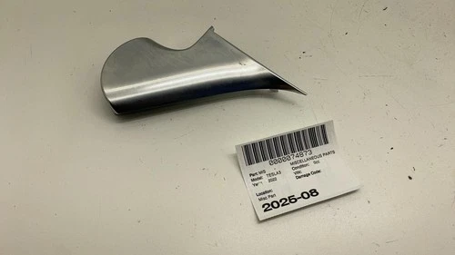 ⭕ 17-20 Tesla Model 3 Left Exterior Door Mirror Lower Mounting Trim Cover Chrome