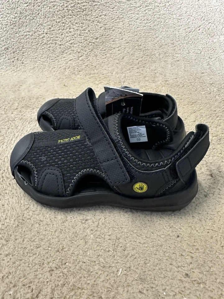 Body Glove Boys Black Poseidon Water Slingback Sandals Shoes Size 13Y New - Image 3 of 4