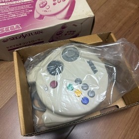 Sega Saturn Official Controller pad HSS-0137 3D multi white boxed