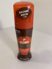 Kiwi Premium Instant Shine Brown Shoe Polish 75mL 2.5 Fl Oz Leather Care
