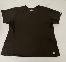Carhartt Force Liberty Twill V-Neck Scrub Top Women's size 2XL