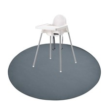 Baby Splat Mat for Under High Chair, 51 x 51 Inch Wipeable Splash Mat, Waterp...