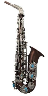Eastern Music Professional Eb Alto Sax Bronze Silver Plated Keys PC Flight Case