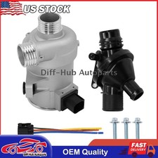 For Bmw 328i 528i 530xi 525xi X3 X5 Electric Water Pump With Thermostat Kit