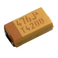 10Pcs TLJR476M004R3000 Tantalum Capacitors - Solid SMD 4V 47uF 20% ESR=3000