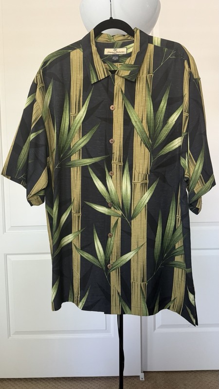 Tommy Bahama 100% Silk Shirt - Size Large