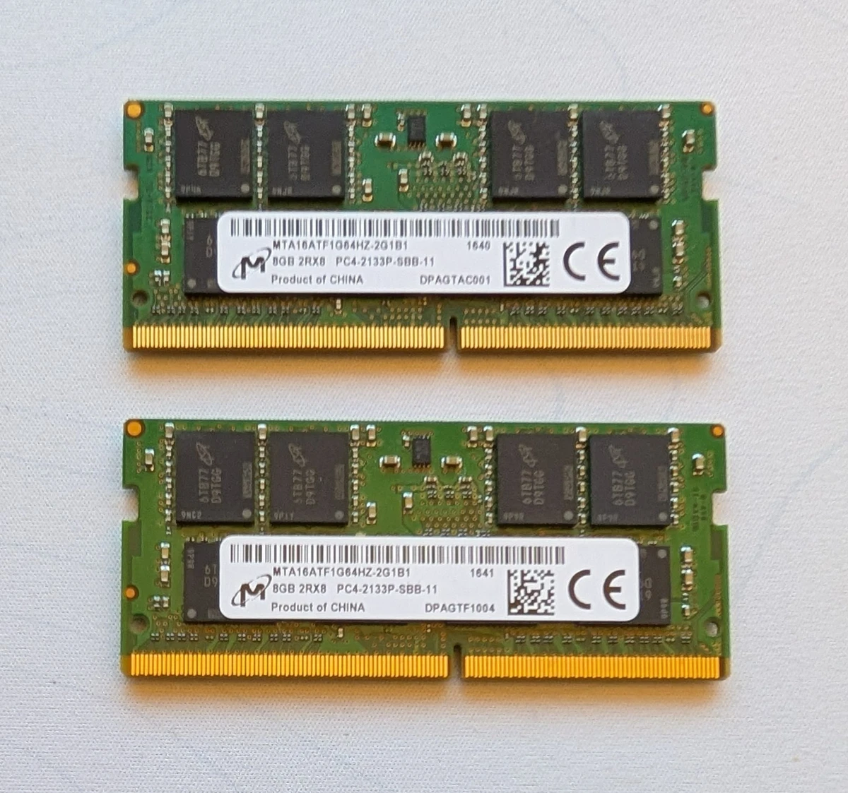 Micron DDR4 SDRAM 16 GB Total Capacity Memory (RAM) for sale | eBay